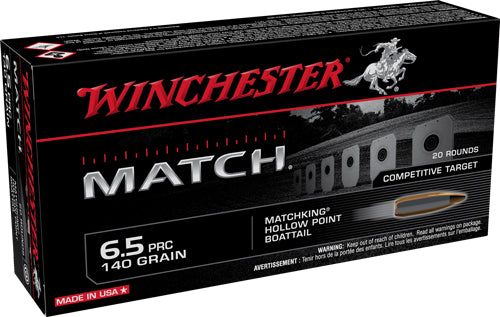 Winchester Match Sierra MatchKing Boat Tail Hollow Point 140 Grain 6.5 PRC 3030 fps 020892230392