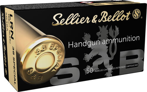 Sellier & Bellot (S&B)  Lead Round Nose 158 Grain .38 Special 997 fps 754908500185