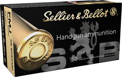 Sellier & Bellot (S&B)  Full Metal Jacket 158 Grain .38 Special 889 fps 754908500482