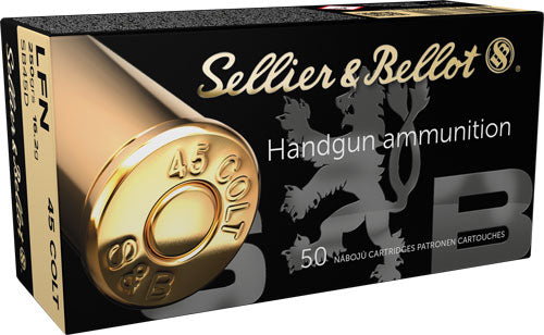 Sellier & Bellot (S&B)  Lead Flat Nose 250 Grain .45 Long Colt 709 fps 754908500581