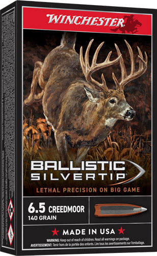 Winchester Ballistic Silvertip Rapid Controlled Expansion Polymer Tip 140 Grain 6.5mm Creedmoor 2700 fps 020892227934