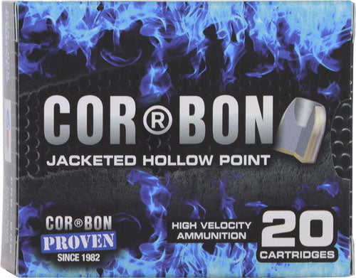 Cor-Bon .38 Special Self Defense +P 125 grain Jacketed Hollow Point ammunition