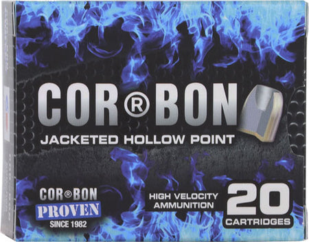 Cor-Bon .38 Special Self Defense +P 125 grain Jacketed Hollow Point ammunition