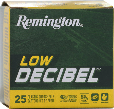 Remington .410 Bore Shotgun Ammo Low Decibel 2.5 in 1/2 oz #9
