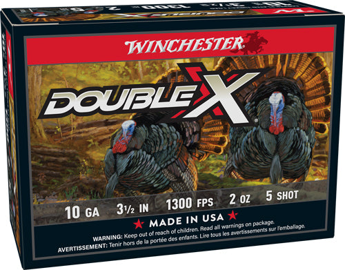 Winchester STH105 Double X High Velocity Turkey 10 Gauge 3.5" 2oz 5 Shot 1300 fps 020892013698