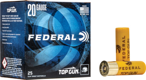 Federal 20 Gauge Shotgun Ammo Top Gun 2.75 in 7/8 oz #8