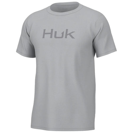 Huk Logo Short Sleeve Shirt in Harbor Mist Large