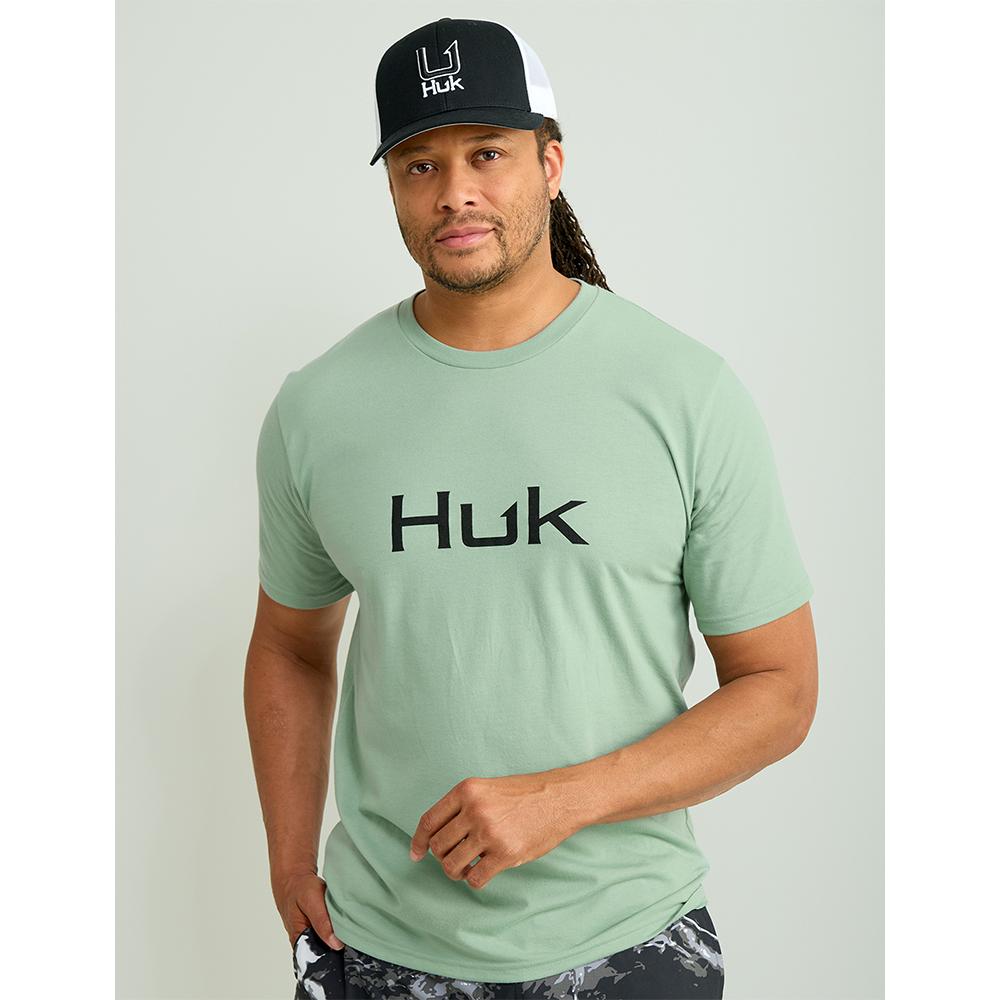 Huk Logo SS Shirt Fog Green 2XL