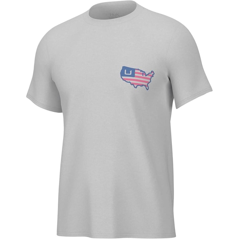 Huk American Performance Tee Shirt White Size Small
