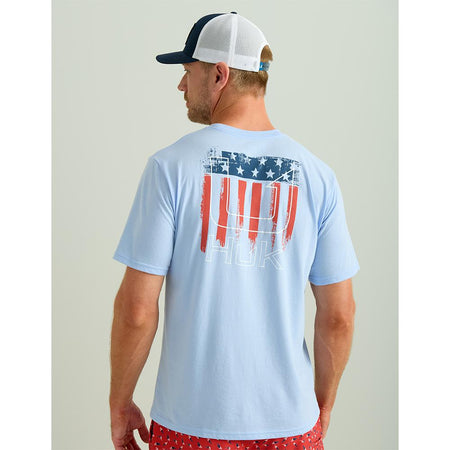 Huk Salute Short Sleeve Performance T-Shirt Windsurfer Size L