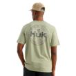 Huk Marlin Circle Short Sleeve Pocket Shirt Seagrass 2XL