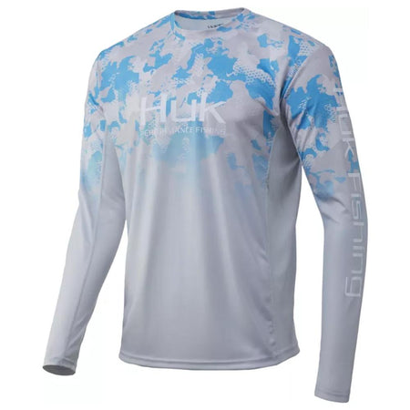 Huk Icon X KC Refraction Fade Inshore Shirt Small