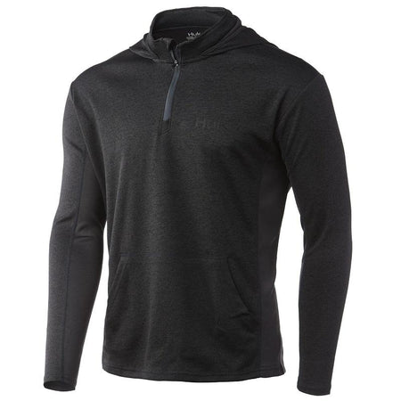 Huk Icon X Coldfront Hoodie Size Small Volcanic Ash Heather
