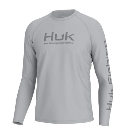 Huk Vented Pursuit LS Shirt Harbor Mist L UPF 50+ Anti-Microbial
