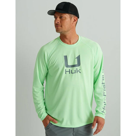 Huk Icon Patina Long Sleeve Crew Shirt XL