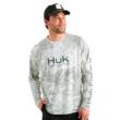 Huk Mossy Oak Pursuit Performance Long Sleeve Crew Shirt MO Seagrass 2XL