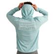 Huk Drift Performance Hoodie Long Sleeve Shirt Heron Blue M