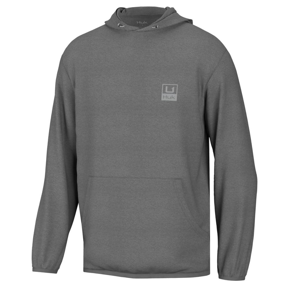 Huk Huk'd Up Fleece Hoodie Volcanic Ash Heather M