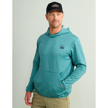 Huk Huk'd Up Fleece Hoodie Storm Blue Heather M