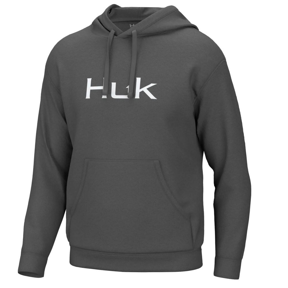 Huk Long Sleeve Huk'd Up Logo Hoodie Volcanic Ash Size XL