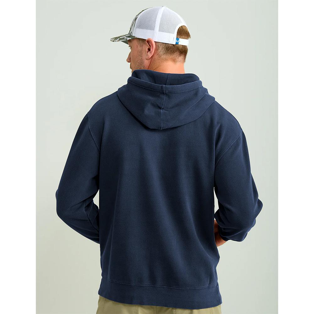 Huk Huk'd Up Long Sleeve Logo Hoodie Naval Academy Size XL