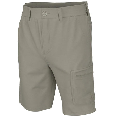 Huk Next Level Men's 10.5 In Fishing Short with Cargo Pocket Khaki M