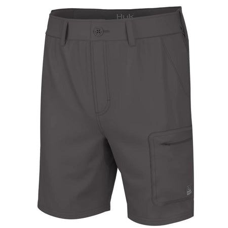 Huk Next Level 7" Quick-Dry Fishing Shorts Iron S