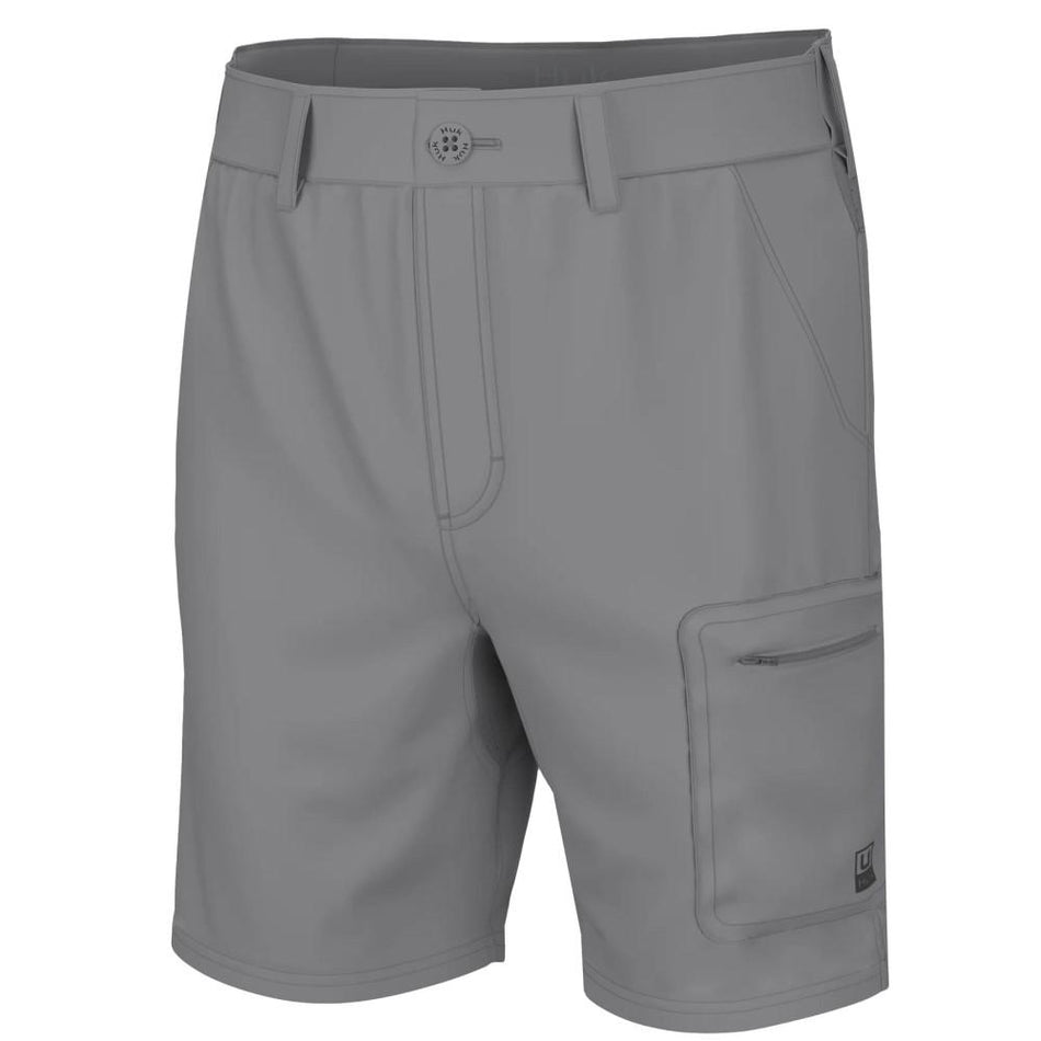 Huk Next Level Men's 7" Shorts Overcast Grey Small