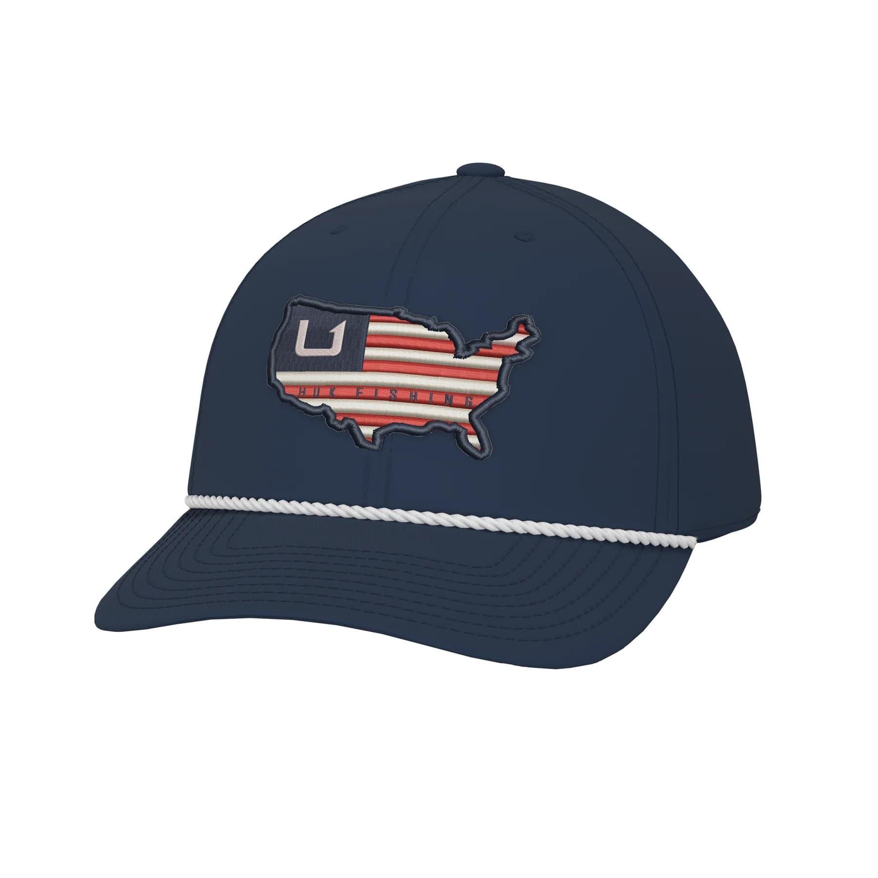Huk American Rope Cap Sargasso Sea Camo