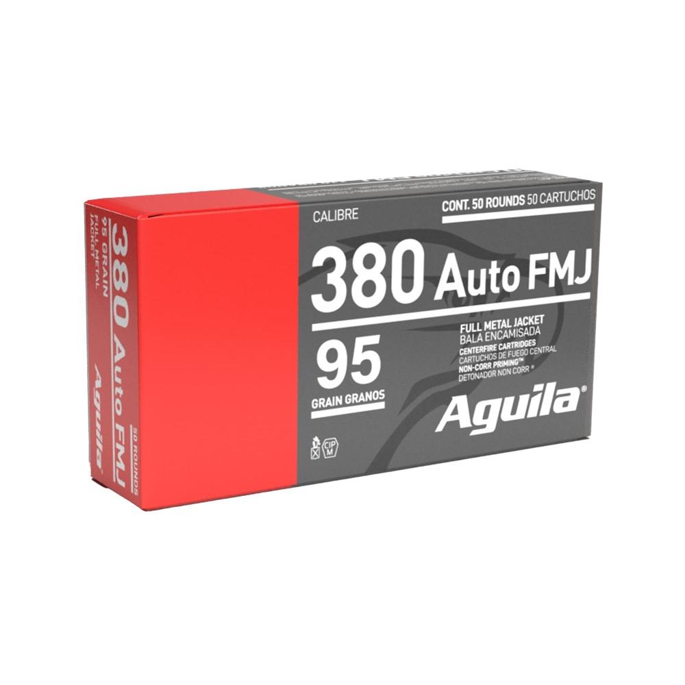 Aguila .380 ACP/Auto Target & Range 95 grain Full Metal Jacket ammunition