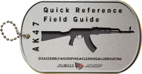 Real Avid AK47 Field Guide Color-Coded Maintenance Cards