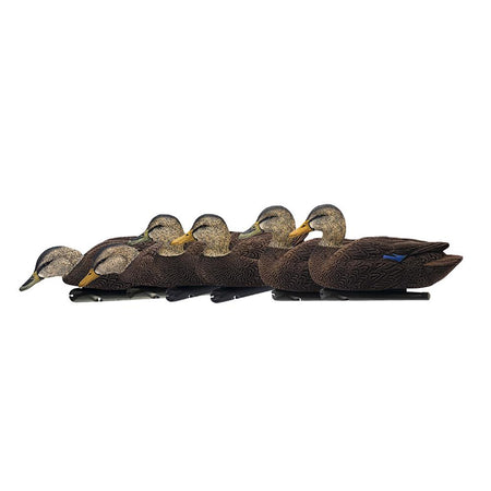 Avian-X Topflight Black Duck Floating Decoys with Swim Keel 6/ct