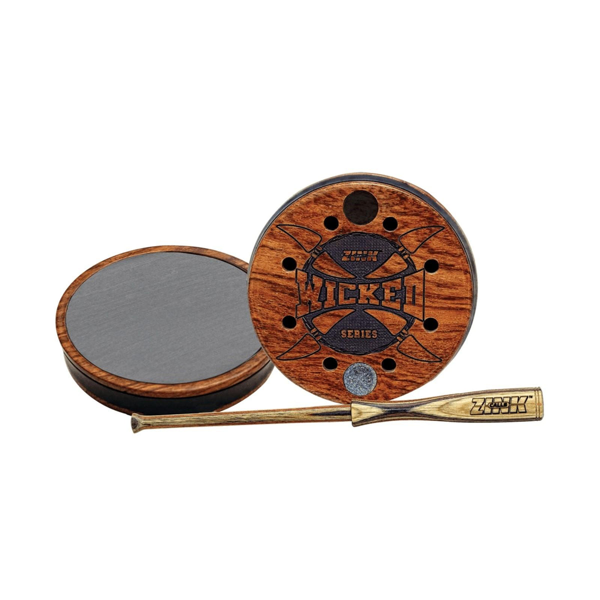 Zink Wicked Series Impregnated Wood Slate Pot Call for Turkey
