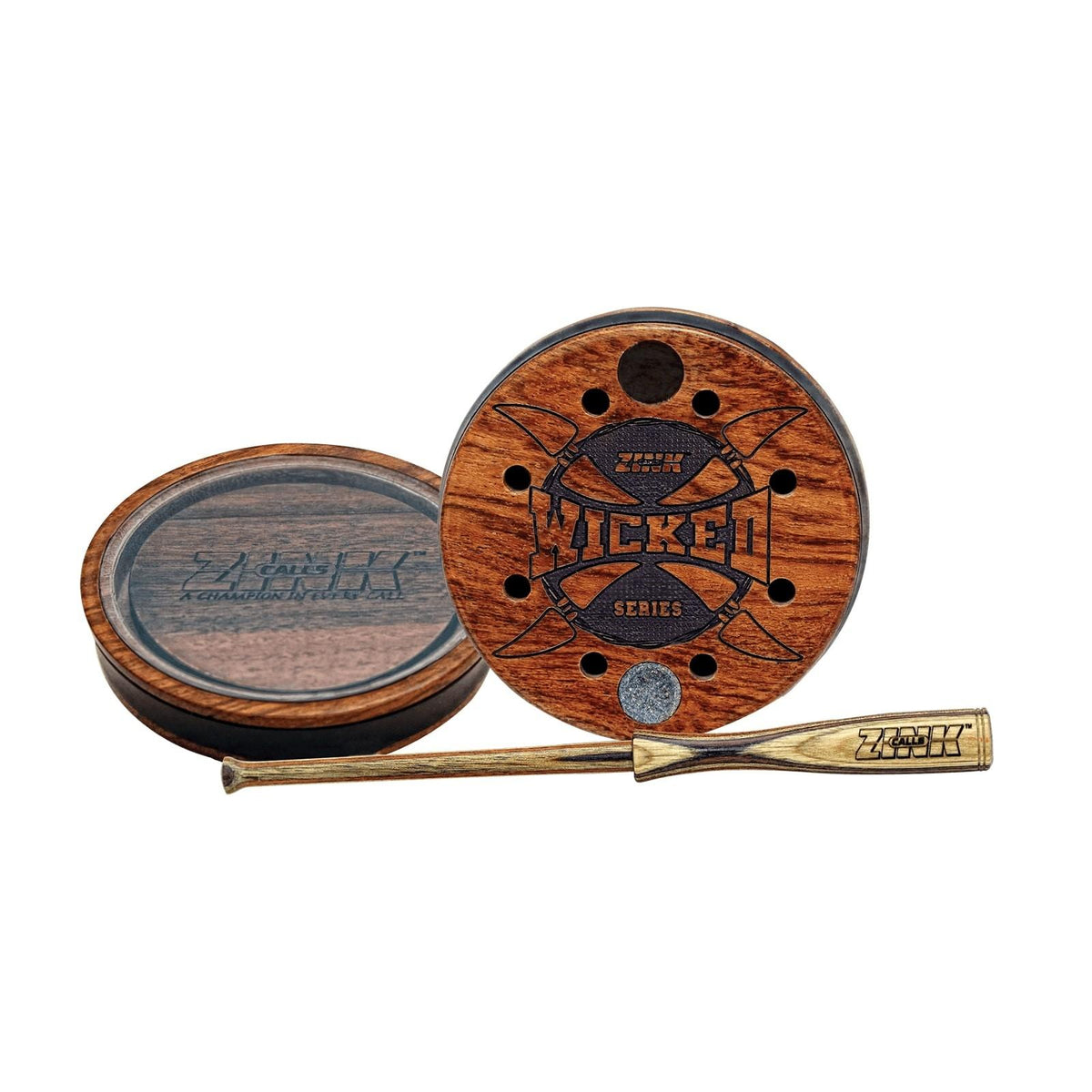 Zink Wicked Series Crystal Pot Call - Dual Calling Surface & No-Slip Grip