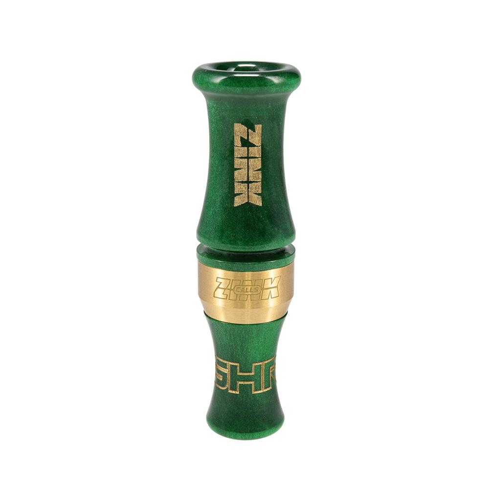 Zink Green Head Rocker Reed Duck Mouth Call Green Envy Double Reed