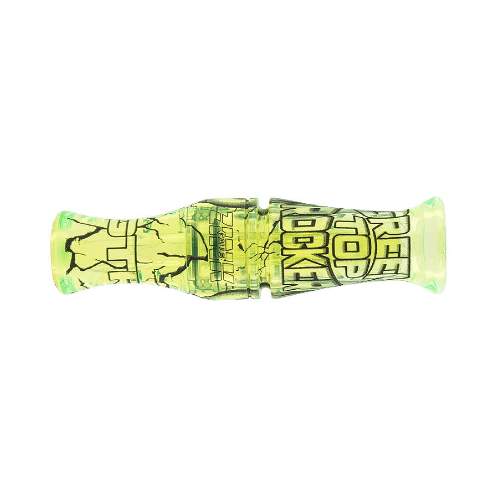 Zink Green Top Rocker Mallard Duck Mouth Call Interference Green
