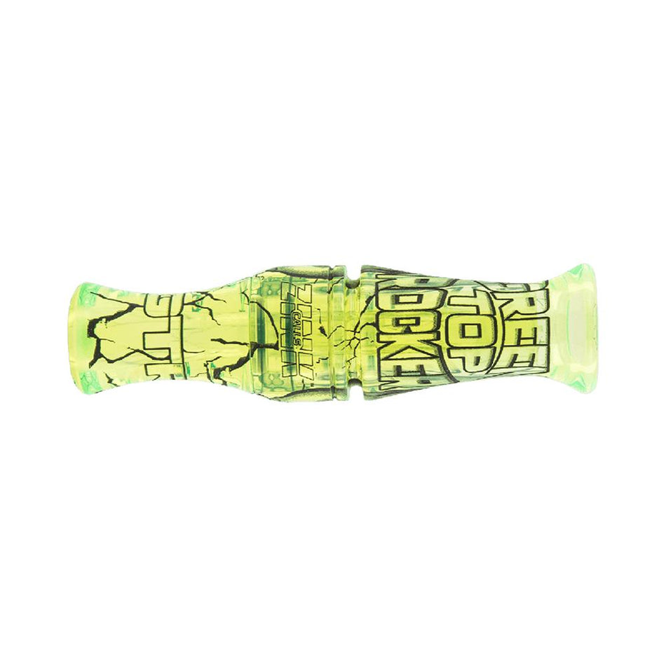 Zink Green Top Rocker Mallard Duck Mouth Call Interference Green