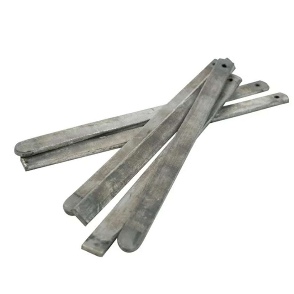 Zink Weedless Lead Strap Weights 4 oz Pack of 6