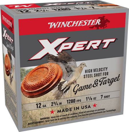 Winchester WE12GTH7 Super X Xpert 12 Gauge 2.75" 1-1/8oz 7 Shot 1280 fps 020892019461