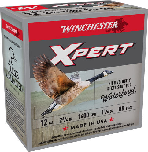 Winchester WEX12HBB Super X Xpert 12 Gauge 2.75" 1-1/8oz BB 1400 fps 020892017160