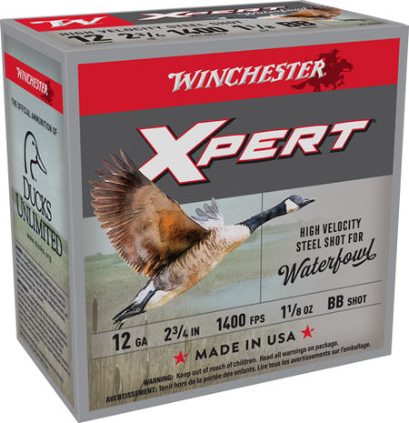 Winchester WEX12HBB Super X Xpert 12 Gauge 2.75" 1-1/8oz BB 1400 fps 020892017160