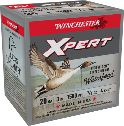 Winchester WEX2034 Super X Xpert 20 Gauge 3" 7/8oz 4 Shot 1500 fps 020892017283