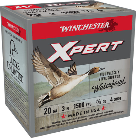Winchester WEX2034 Super X Xpert 20 Gauge 3" 7/8oz 4 Shot 1500 fps 020892017283