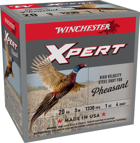 Winchester WEXP2034 Xpert Pheasant 20 Gauge 3" 1oz 4 Shot 1330 fps 020892027060