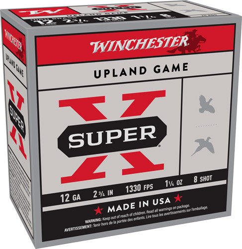 Winchester X128 Super X Heavy Game Load 12 Gauge 2.75" 1-1/4oz 8 Shot 1330 fps 020892009004