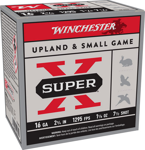 Winchester X16H7 Super X Heavy Game Load 16 Gauge 2.75" 1-1/8oz 7.5 Shot 1295 fps 020892000759