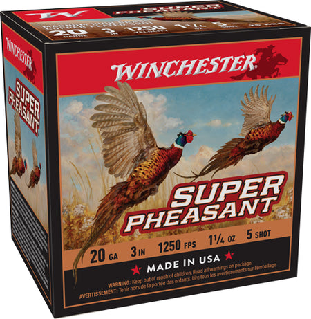 Winchester X203PH5 Super Pheasant Magnum 20 Gauge 3" 1-1/4oz 5 Shot 1250 fps 020892016682