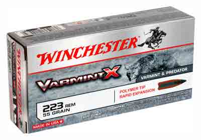 Winchester Varmint X Polymer Tip 55 Grain .223 Remington  020892219977