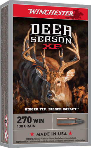 Winchester Deer Season XP Extreme Point 130 Grain .270 Winchester 3060 fps 020892221499