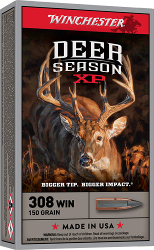 Winchester Deer Season XP Extreme Point 150 Grain .308 Win / 7.62x51mm 2820 fps 020892221550